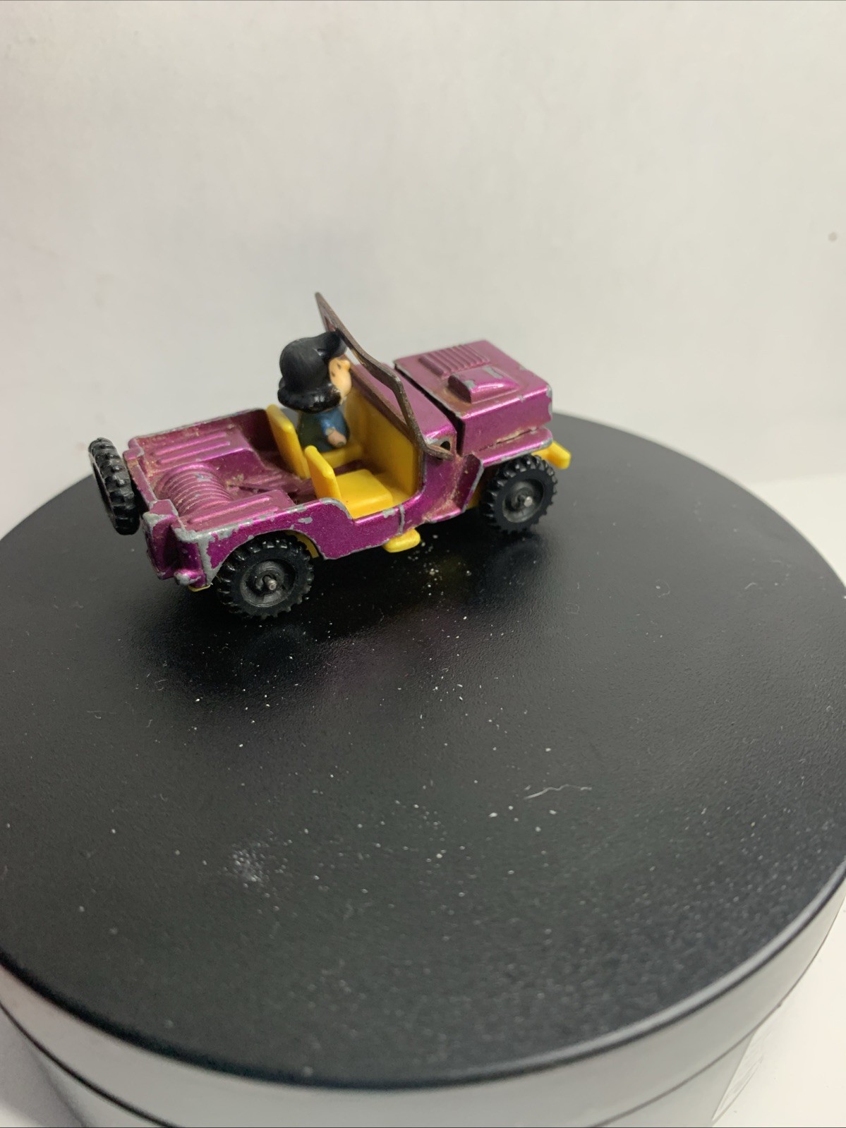 Peanuts 1952 Diecast Maroon Jeep Lucy United Features Syndicate 2/ 1 1PM