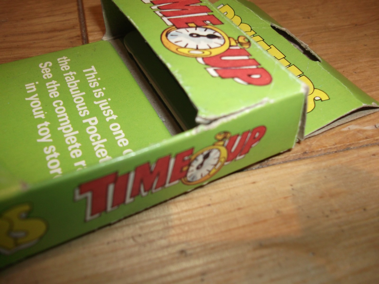 TIME UP POCKETEERS GAME 1975 BOXED ORIGINAL BOX TOMY PALITOY VINTAGE EXCELLENT