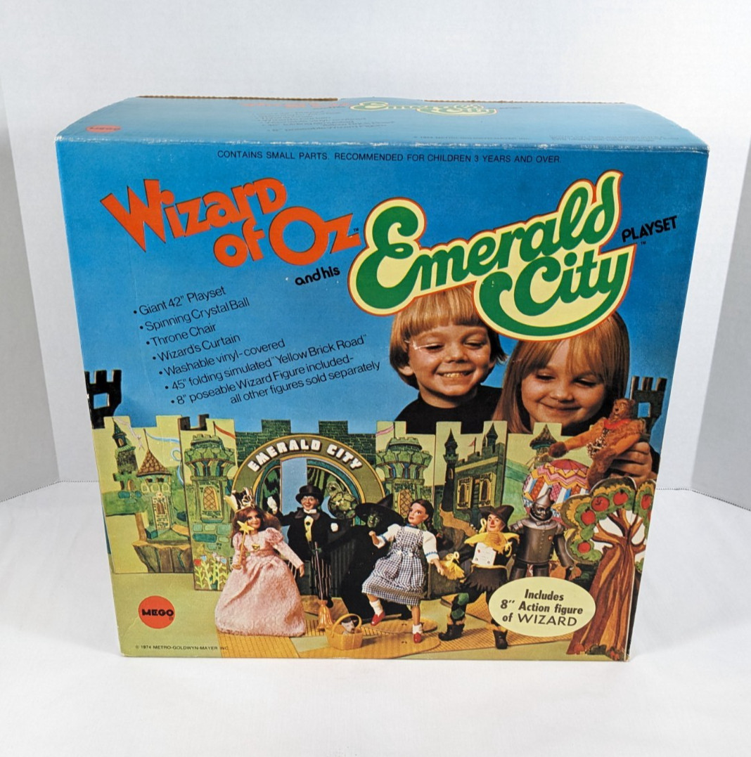 WIZARD OF OZ Toys EMERALD CITY Playset Vintage Used COMPLETE EXC 1974 MEGO