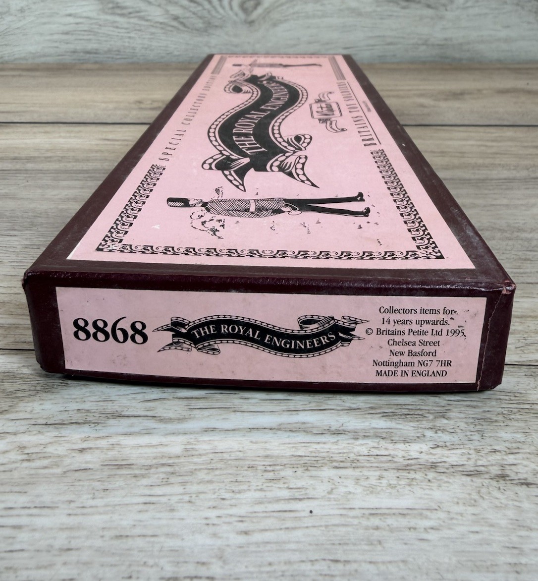 Britains Royal Engineers #8868 Collectors 1995 Boxed Soldiers Complete Set Tied