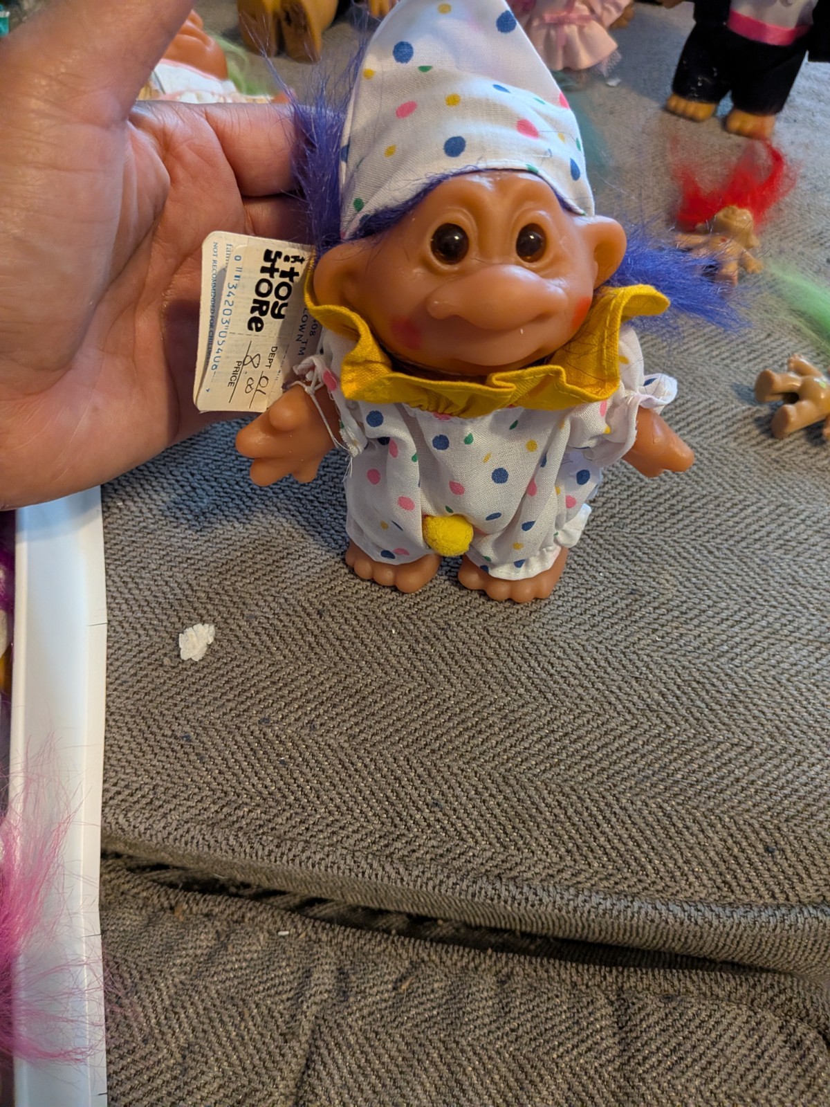 Ace Novelty Treasure Trolls Vintage 1980’s 90’s Doll Collection with Accessories