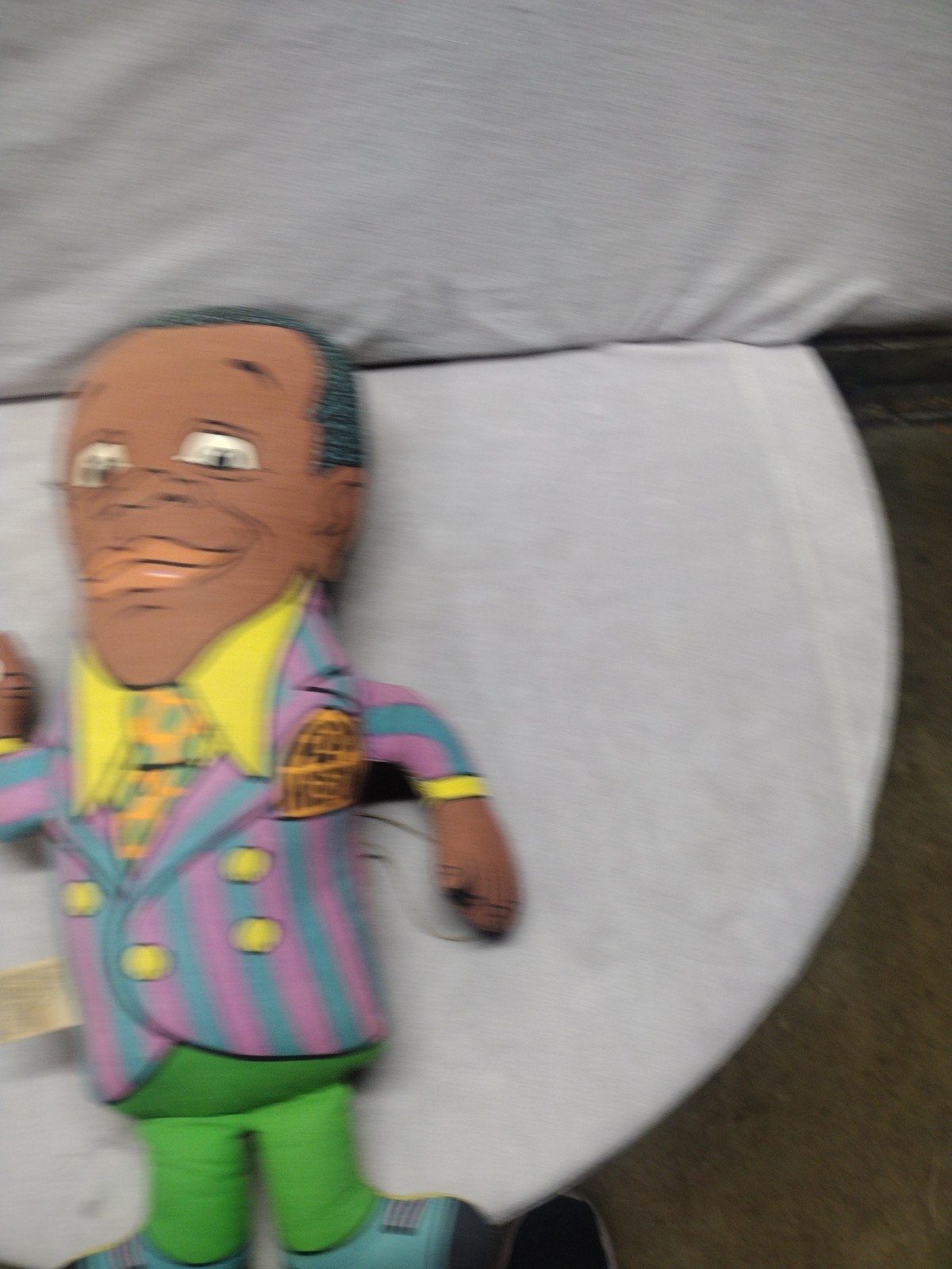 Vintage 1970 Flip Wilson Geraldine Pull-String Talking Doll Non Working 16″