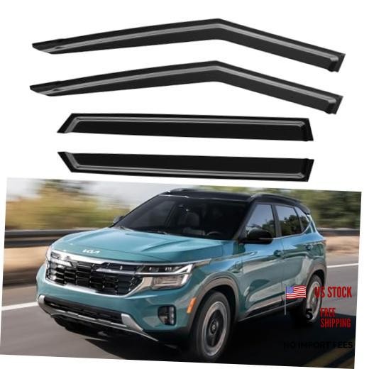 Window Visors Rain Guards for 2021 2022 2023 2024 2025 2021-2024 Kia Seltos
