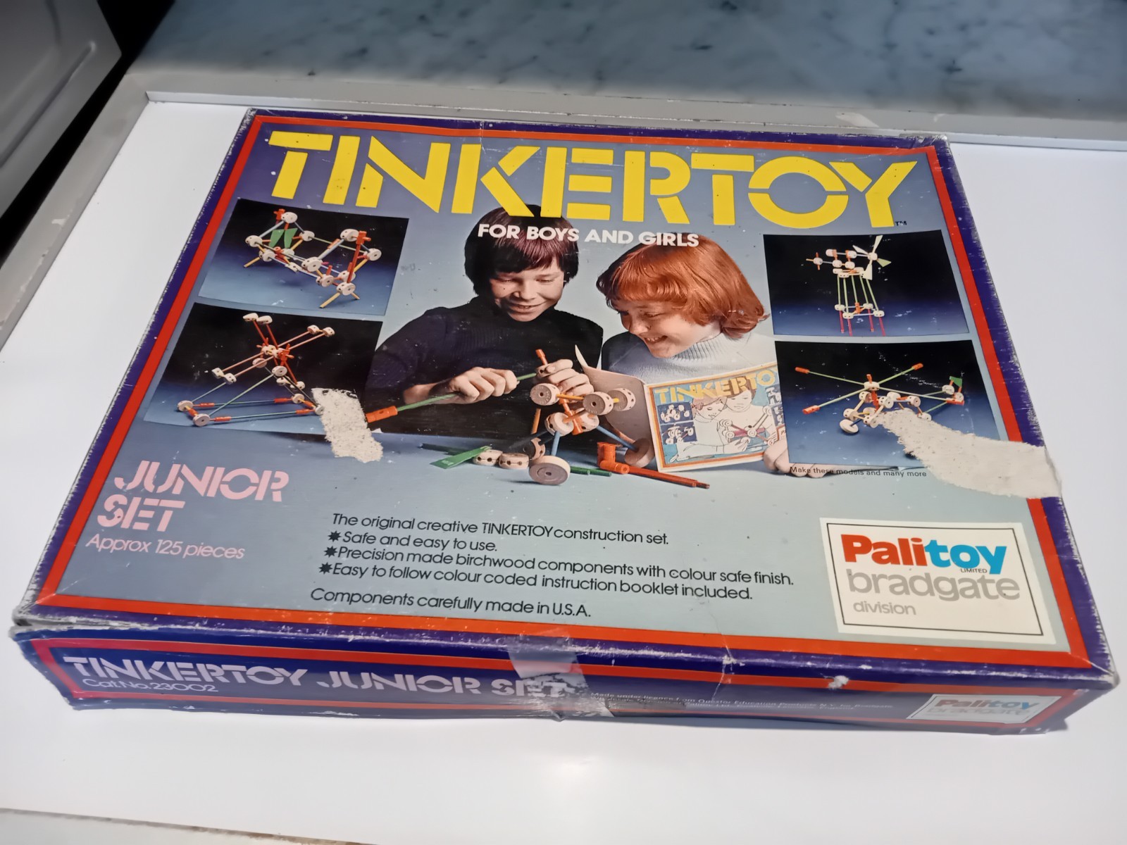 Vintage Palitoy Tinkertoy Junior Set For Boys And Girls PLEASE READ DESCRIPTION