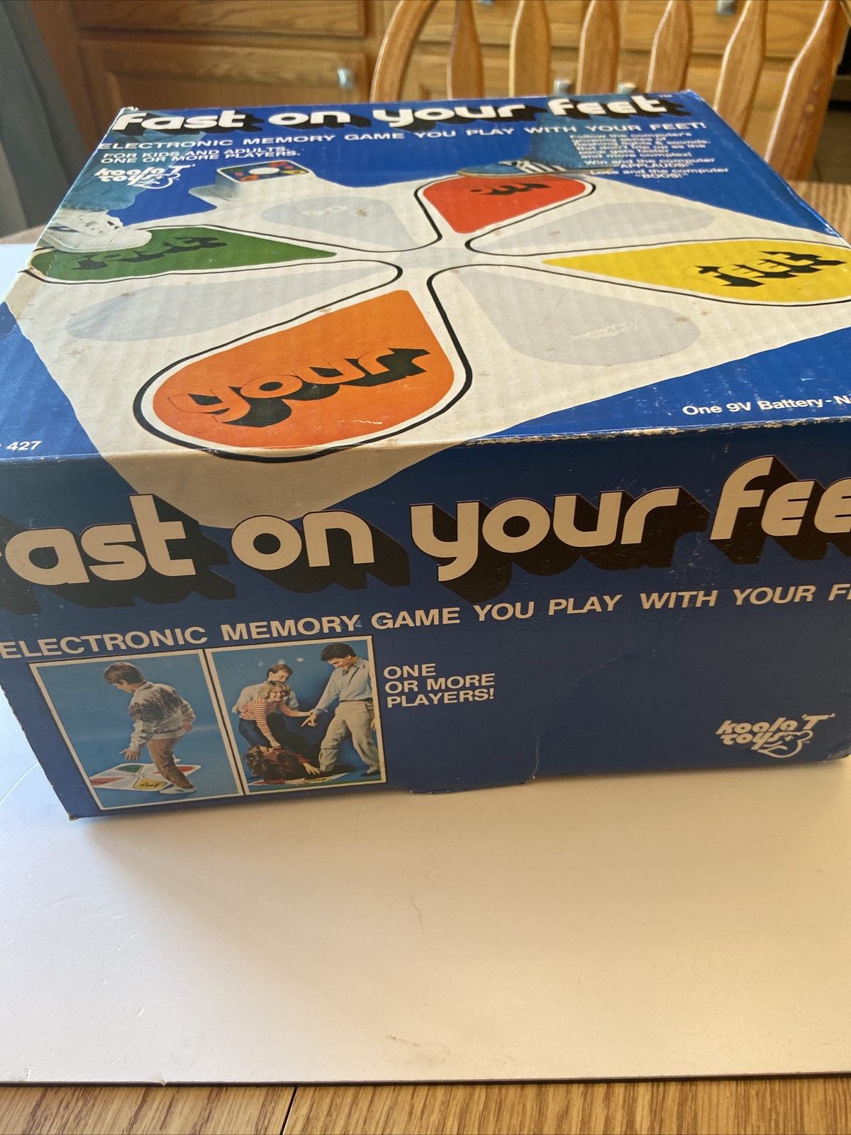 NOS Vintage 1980’s KOALA ‘T’ TOYS FAST ON YOUR FEET ELECTRONIC MEMORY GAME