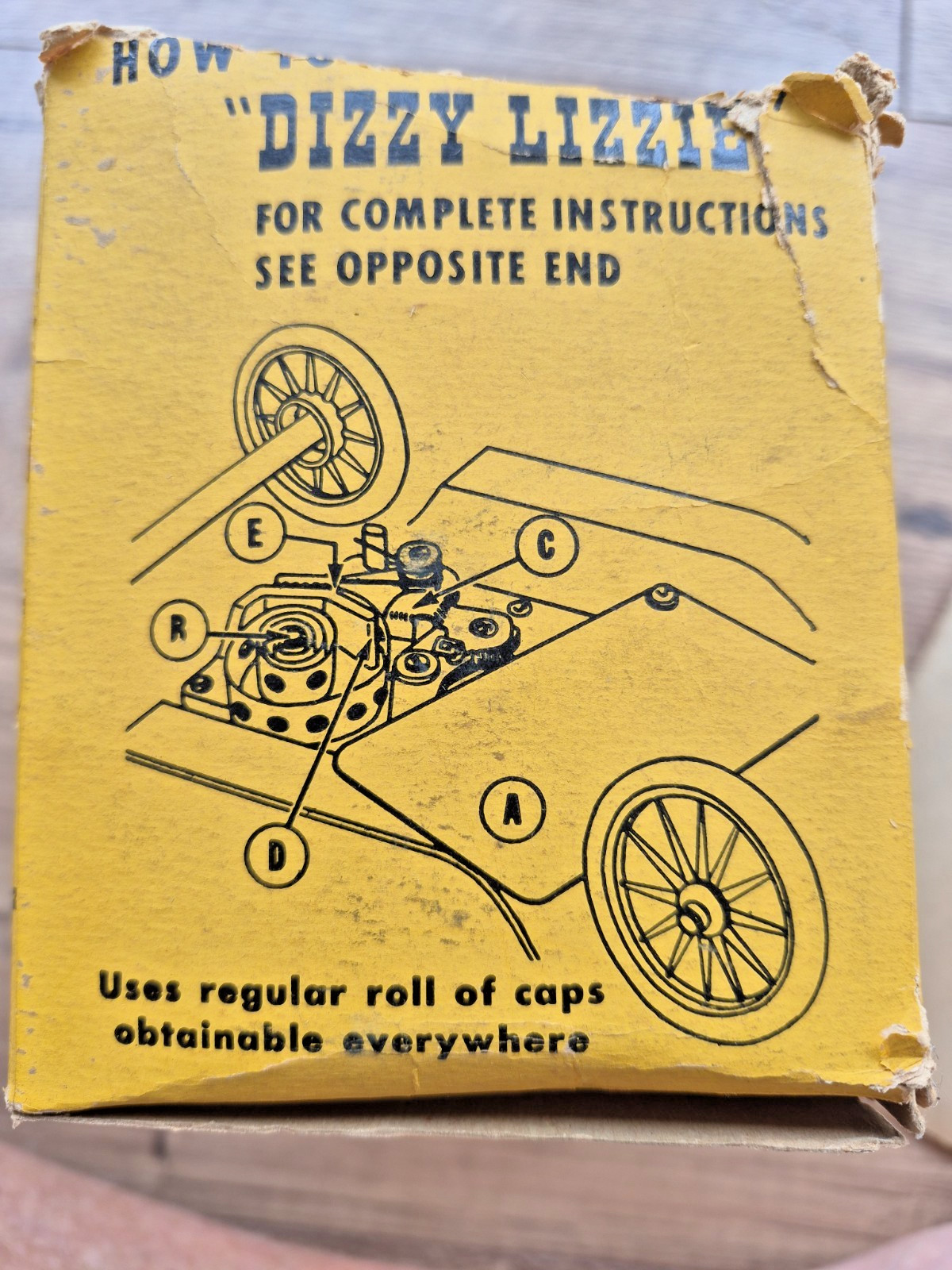 Revell Back – Firing Old Time Ford Cap Firing Model T W/ Box, Instructions