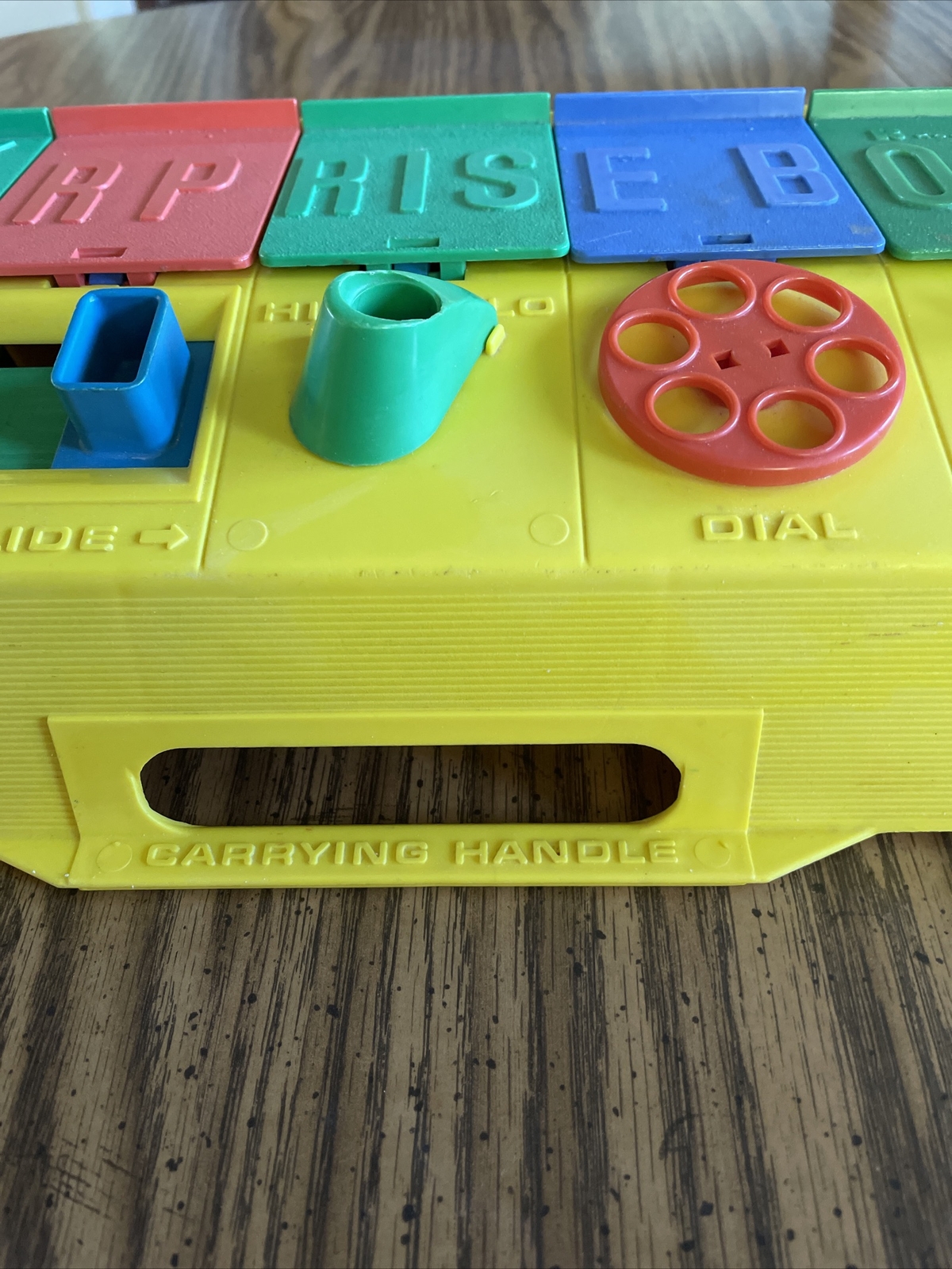 Vintage 1960s KOHNER BROS. Busy Surprise Box Pop Up, Twist, Slide & Turn Toy