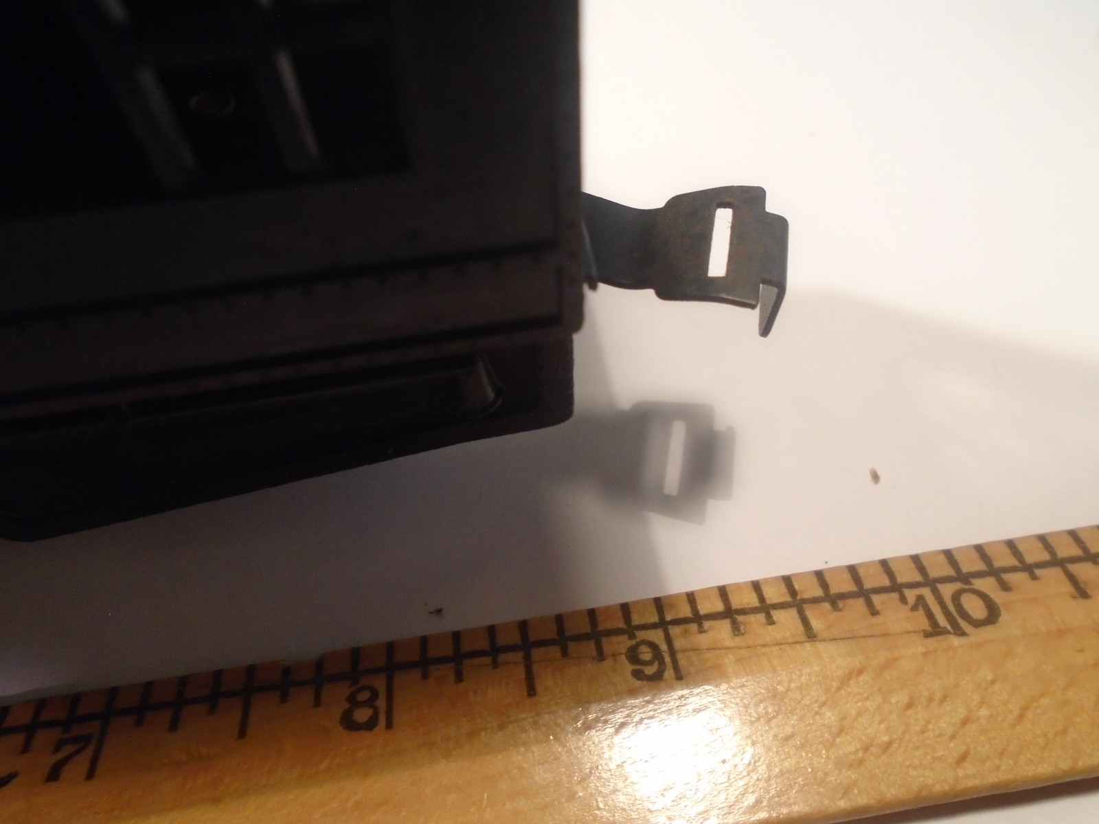 MARX 027 SCALE BLACK PLASTIC CLOCKWORK WINDUP 0-4-0 STEAM LOCOMOTIVE 5-58-5