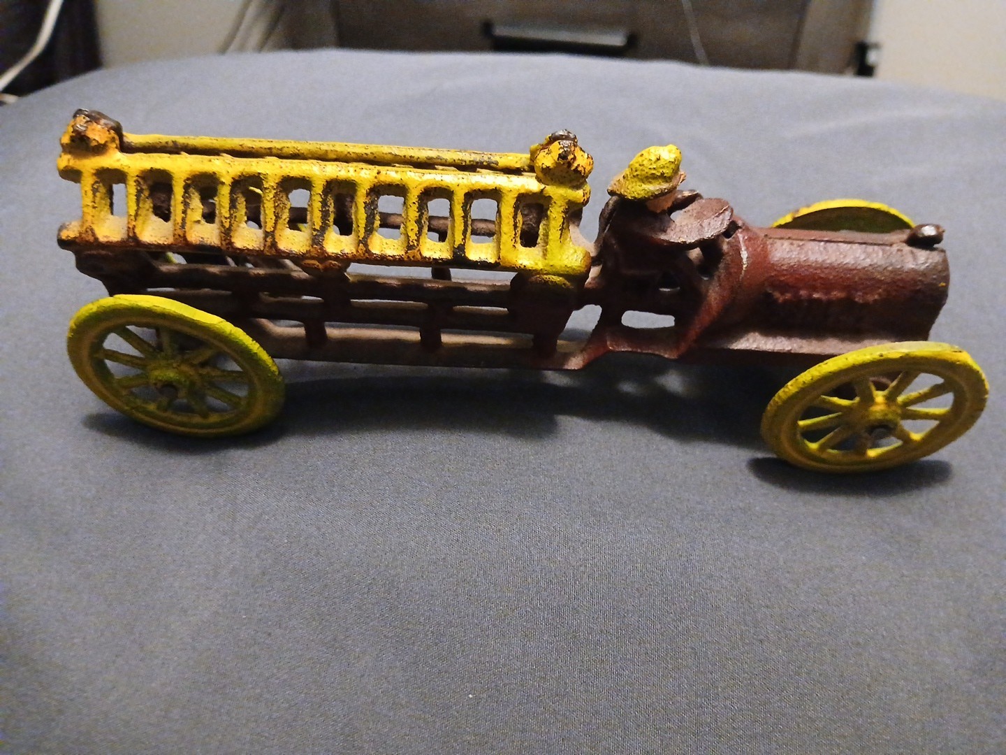 Vintage Cast Iron Fire Truck Made in Canada