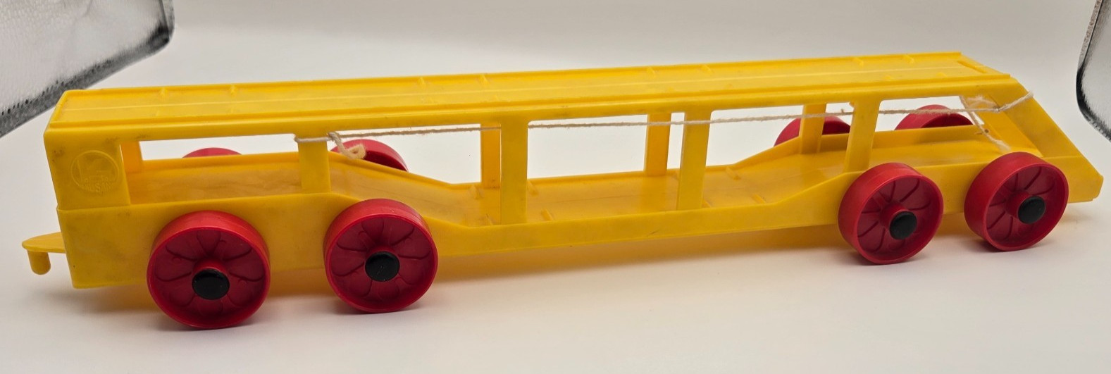 Vintage Kusan Truck Cab & Car Trailer – Plastic Toy