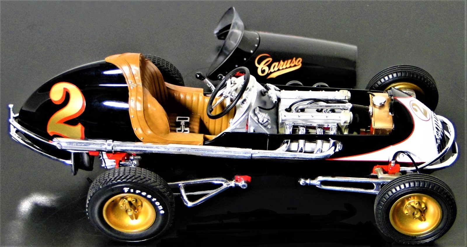 Race Car Formula 1 18 Racing Vintage Classic Custom Built Hot Rod Metal Model 24