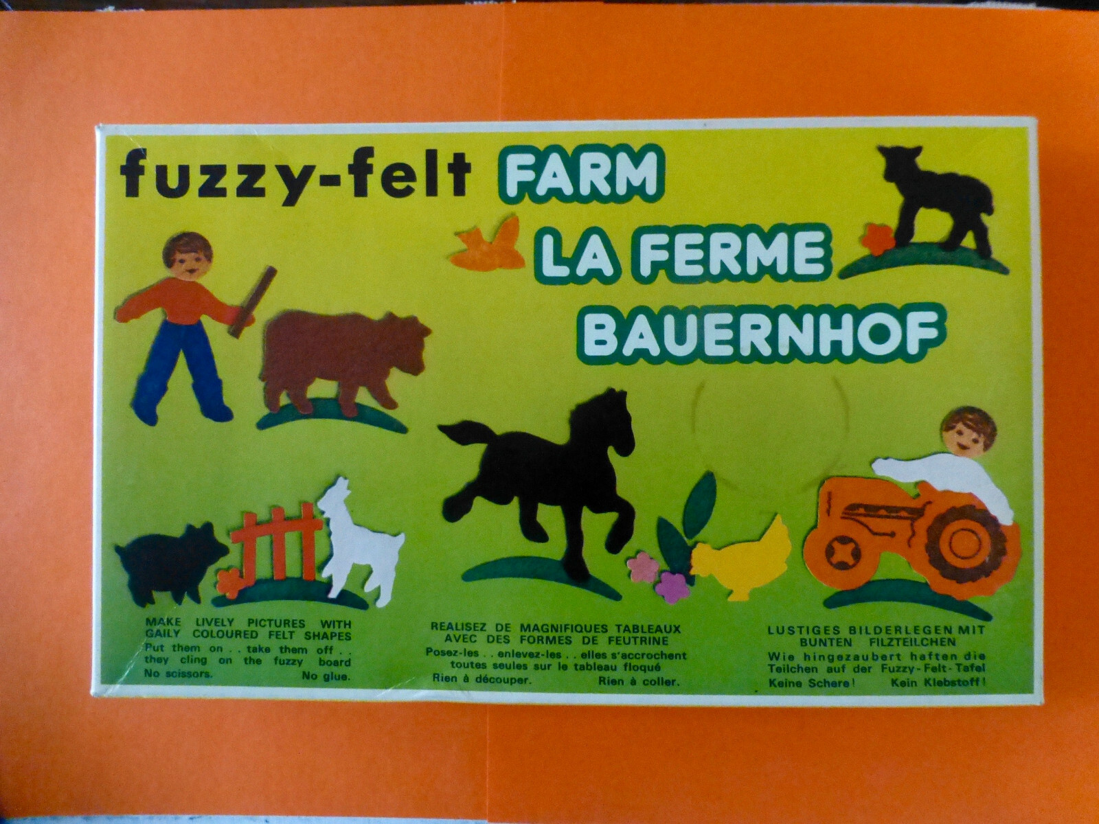 FUZZY-FELT FARM 1964 ALLAN INDUSTRIES ENGLAND – EXCELLENT SHAPE