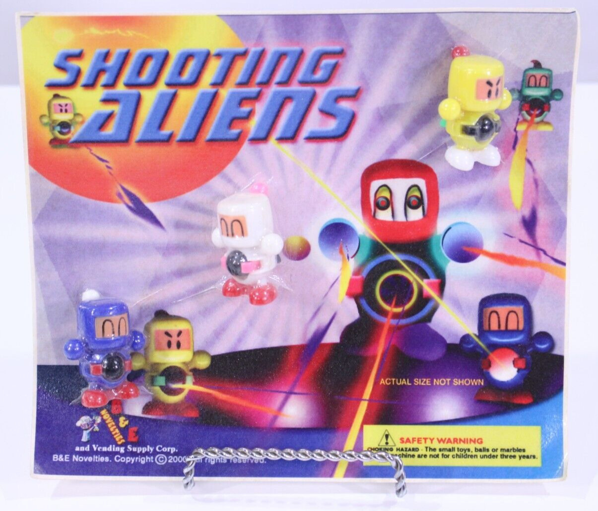 Shooting Aliens B&E Novelties Kids Toy VTG NOS Pack Chap Mei Vending Supply Corp