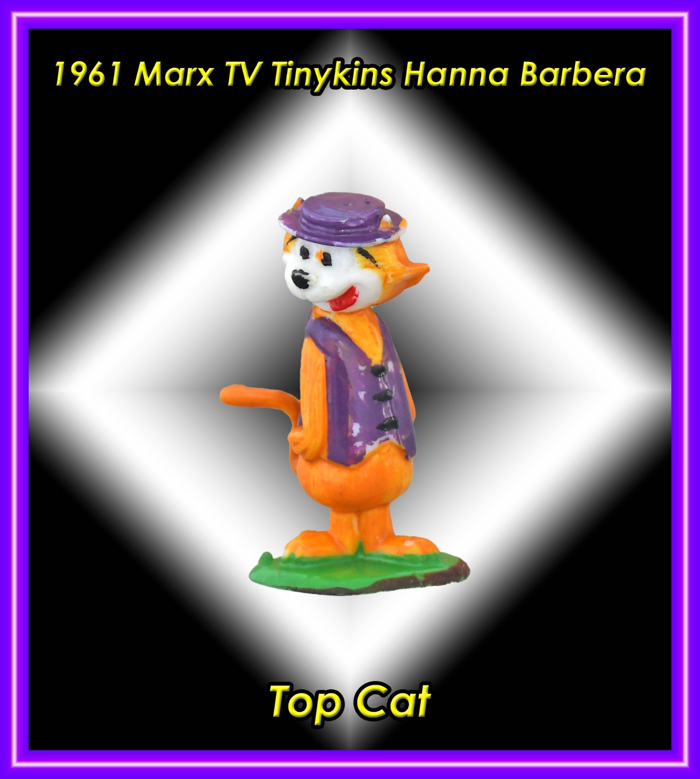 1961 Marx TV Tinykins Hanna Barbera Top Cat Character Figure