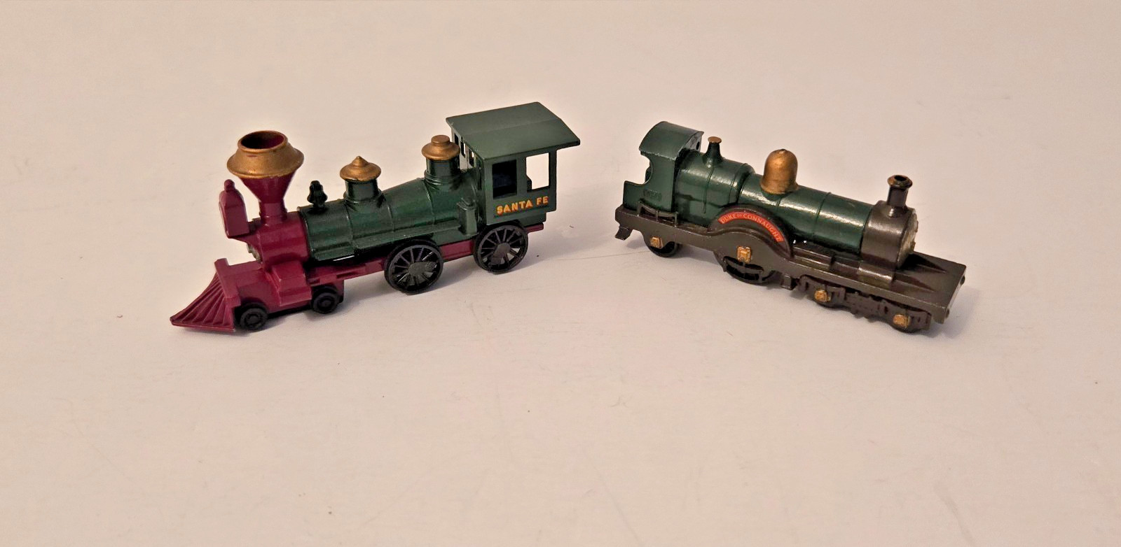 Vintage Matchbox Model Y-13 Santa Fe Locomotive & Y-14 Duke of Connaught Engine