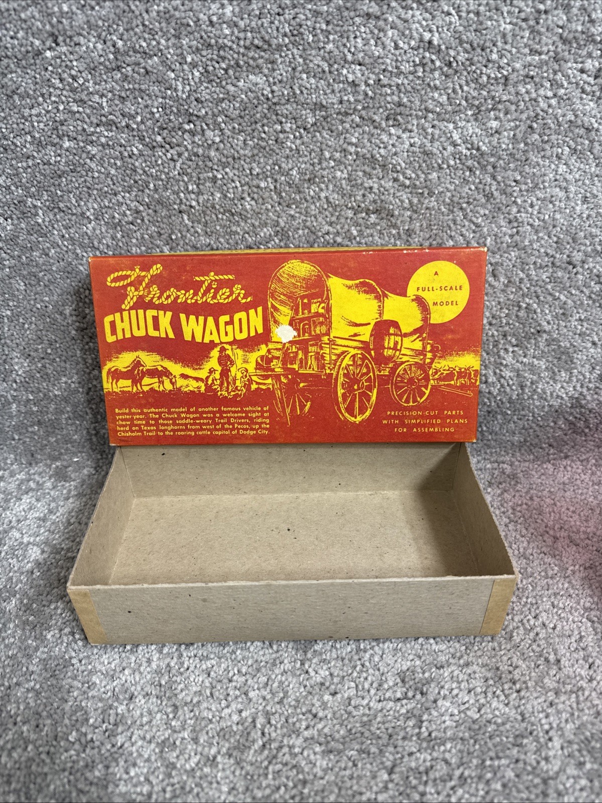 Frontier Chuck Wagon Model Dodge City Frontier Novelty Bonanza Rifleman Box Only
