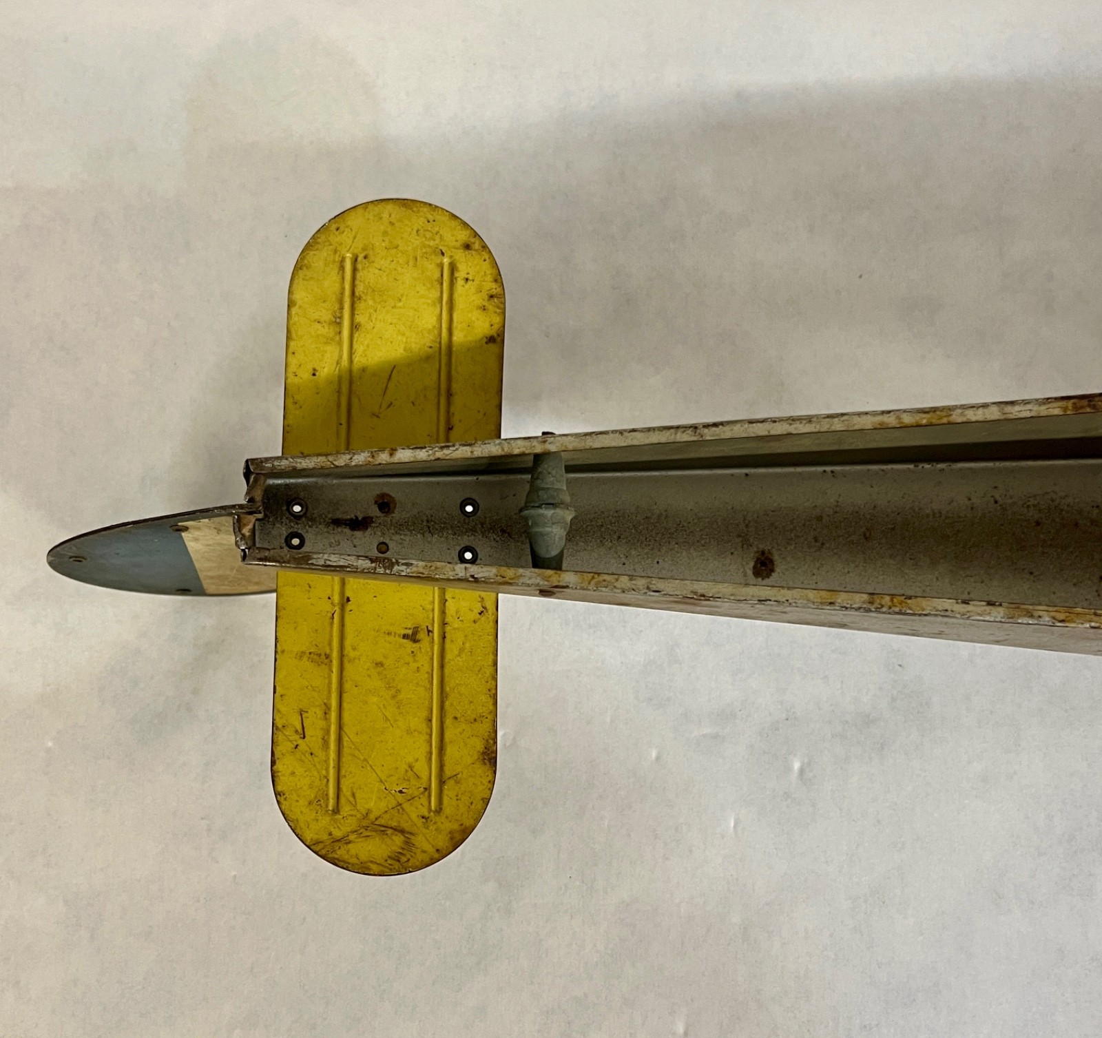 1928 American Flyer Empire Express Monoplane 550 Steel Airplane Pull Toy
