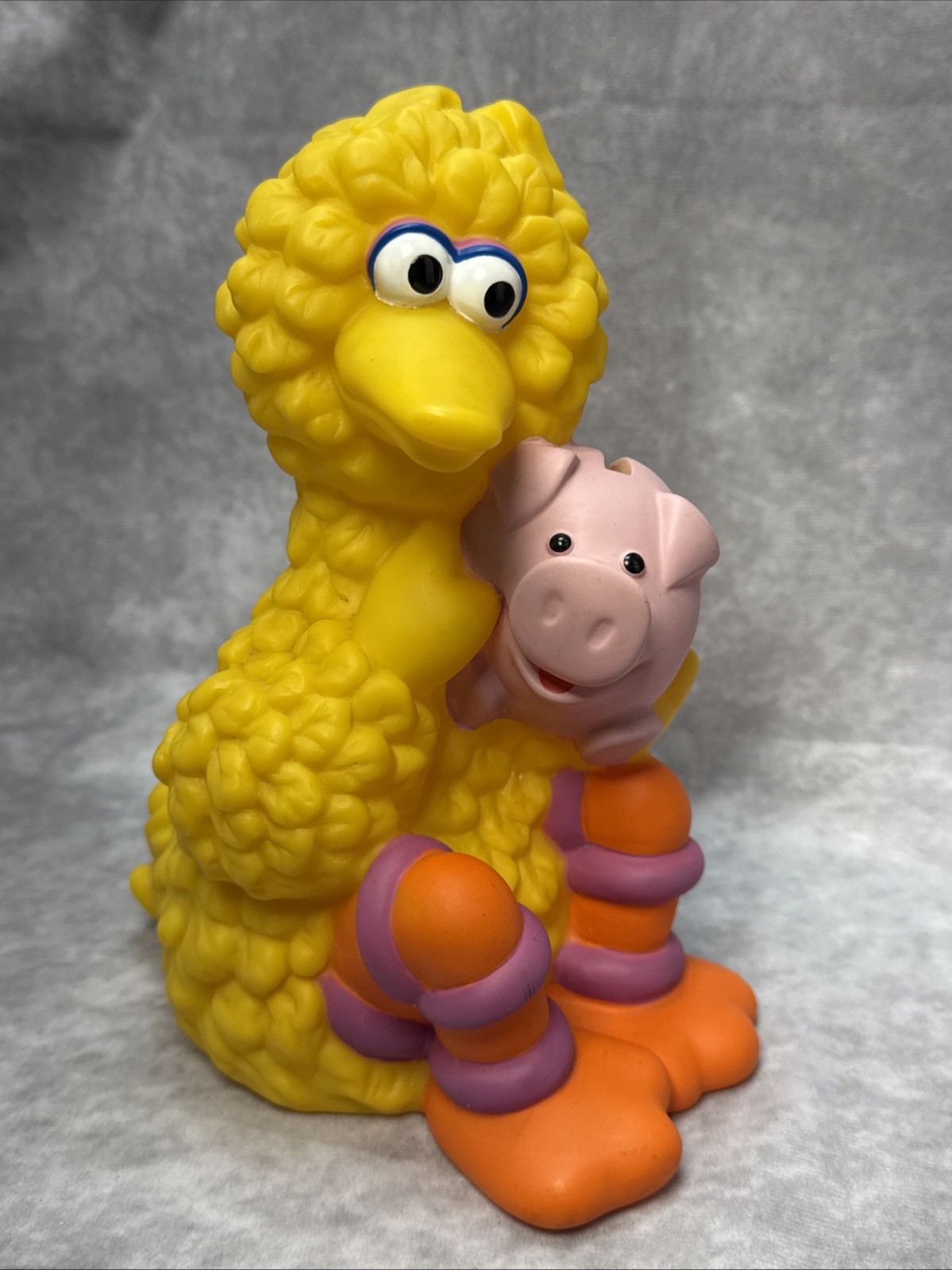 Vintage Big Bird Applause Sesame Street Jim Henson Muppets Piggy Coin Bank 1996