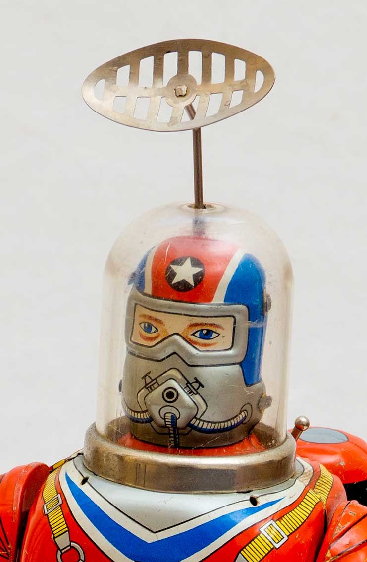 ULTRA RARE 1960S ROBOT DAIYA JAPAN X70 RED VERSION ASTRONAUT