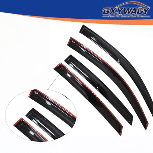 4PCS Window Vent Visor Rain Guard Shade Replacement for Civic Sedan 2016 2017