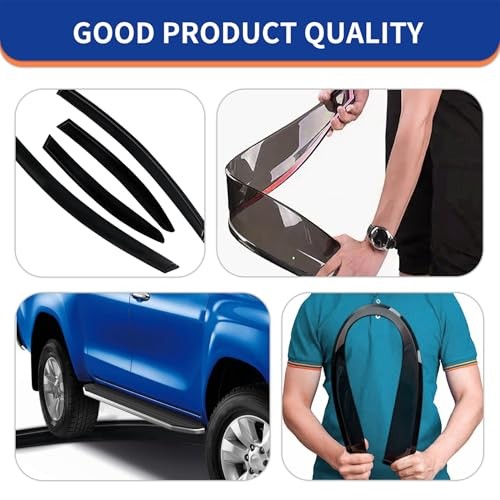 4PCS Window Vent Visor Rain Guard Shade Replacement for Civic Sedan 2016 2017
