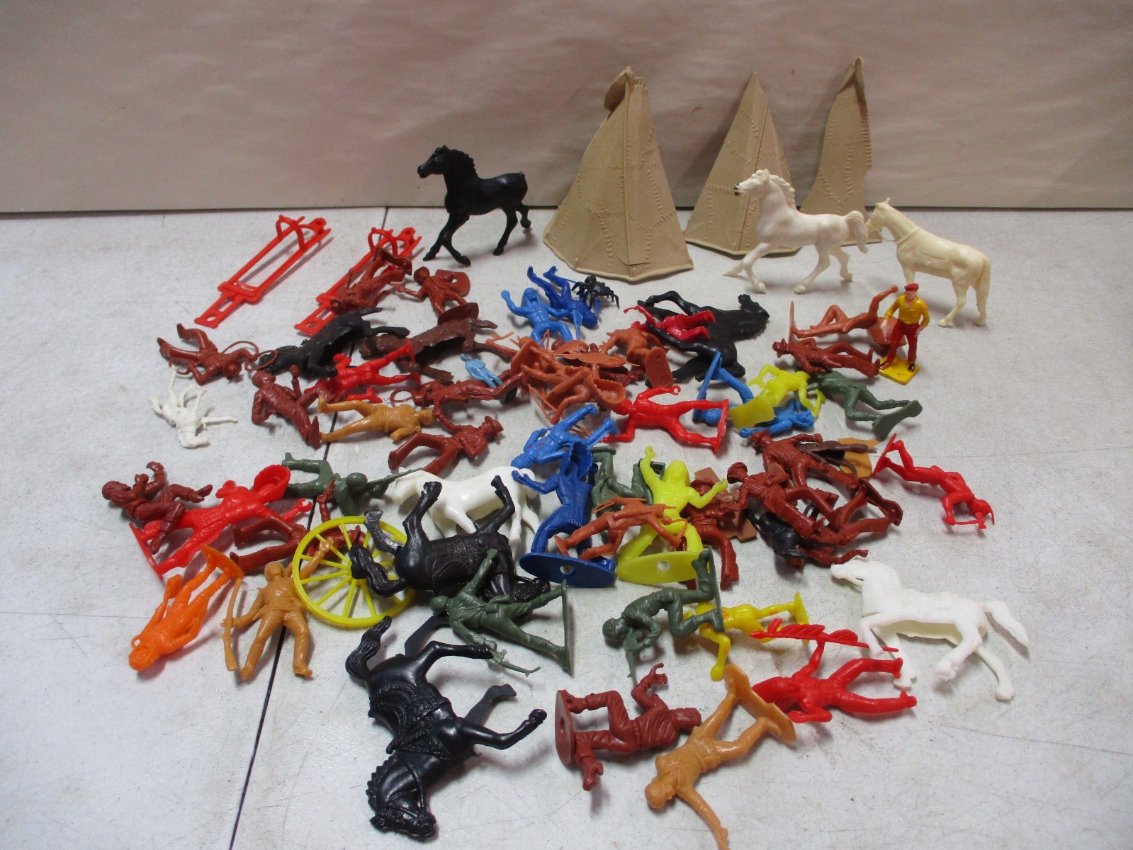 1950’s-60’s Plastic Cowboys and Indians Lot